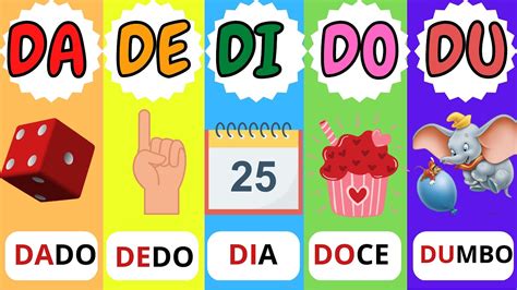 Sílabas da de di do du .